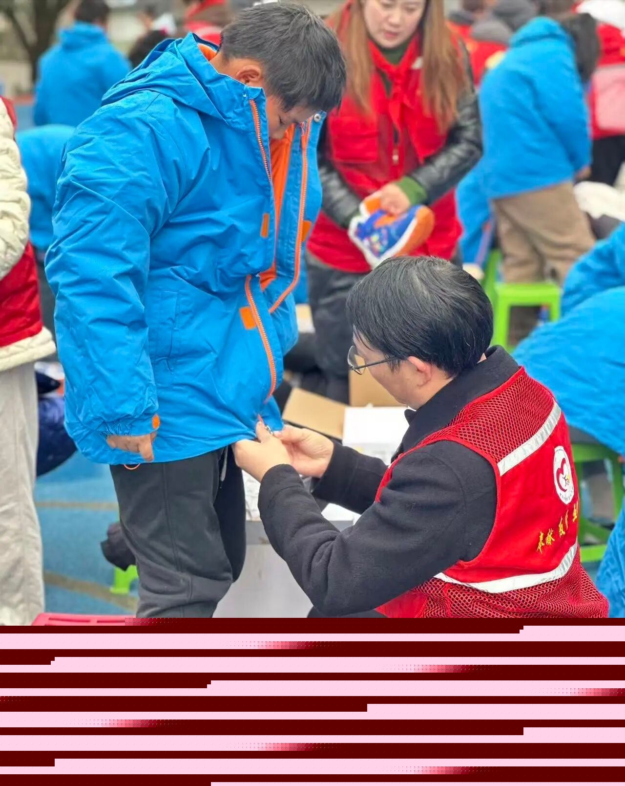 “暖冬行动”温暖柱山小学师生