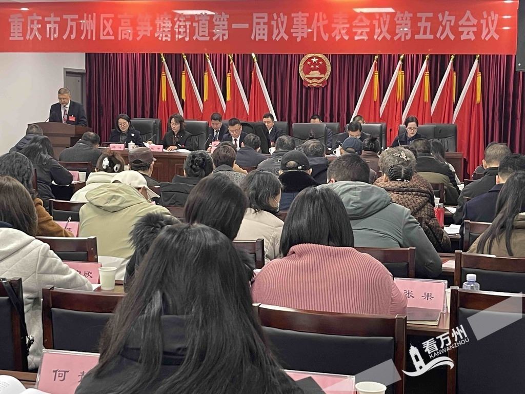  共绘发展蓝图 共商实施路径 高笋塘街道召开第一届议事代表会议第五次会议