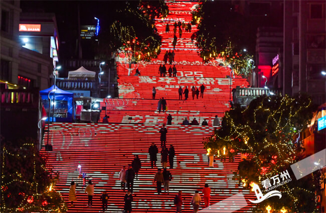 万州望江大台阶人气持续上升